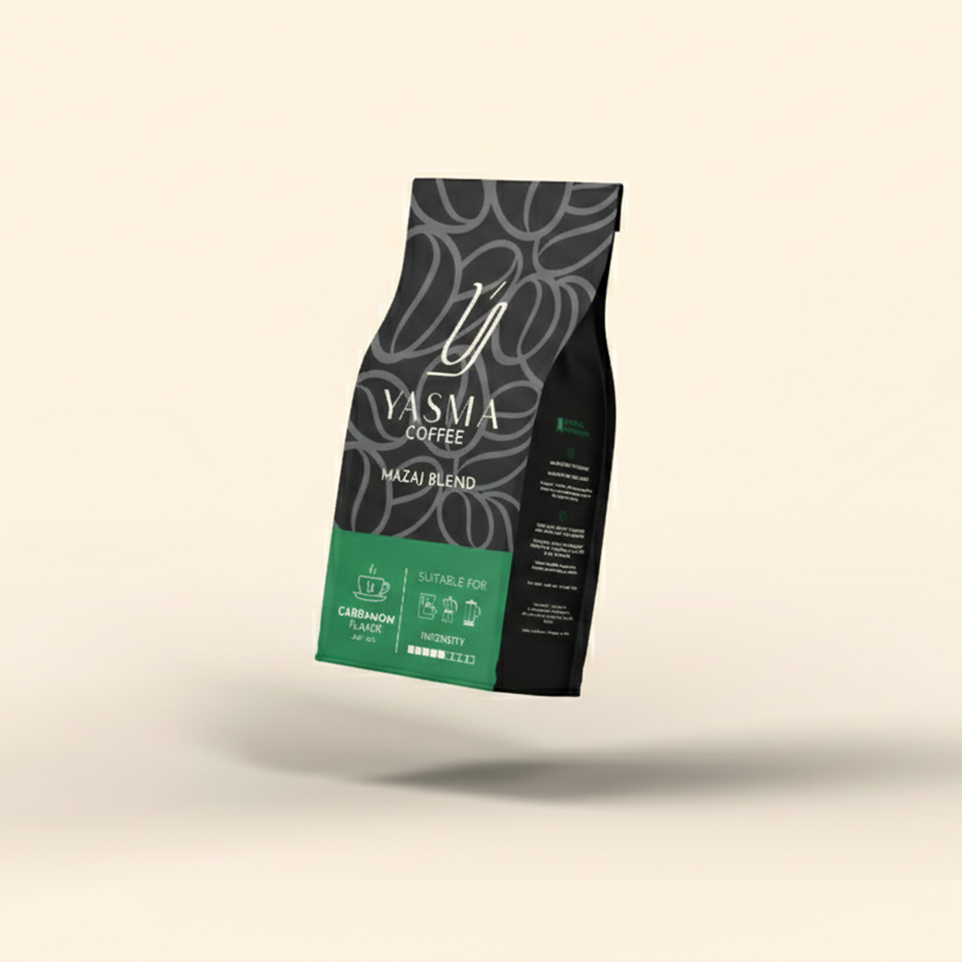 Yasma Mazaj Blend Ground Coffee | Cardamom-Infused Premium Arabica