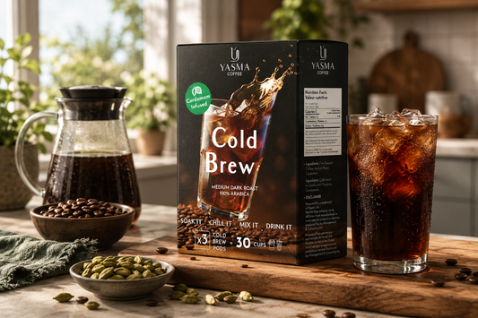YASMA Cold Brew Coffee: How to Make 30 Cups of Premium Cold Brew at Home — Without Any Equipment