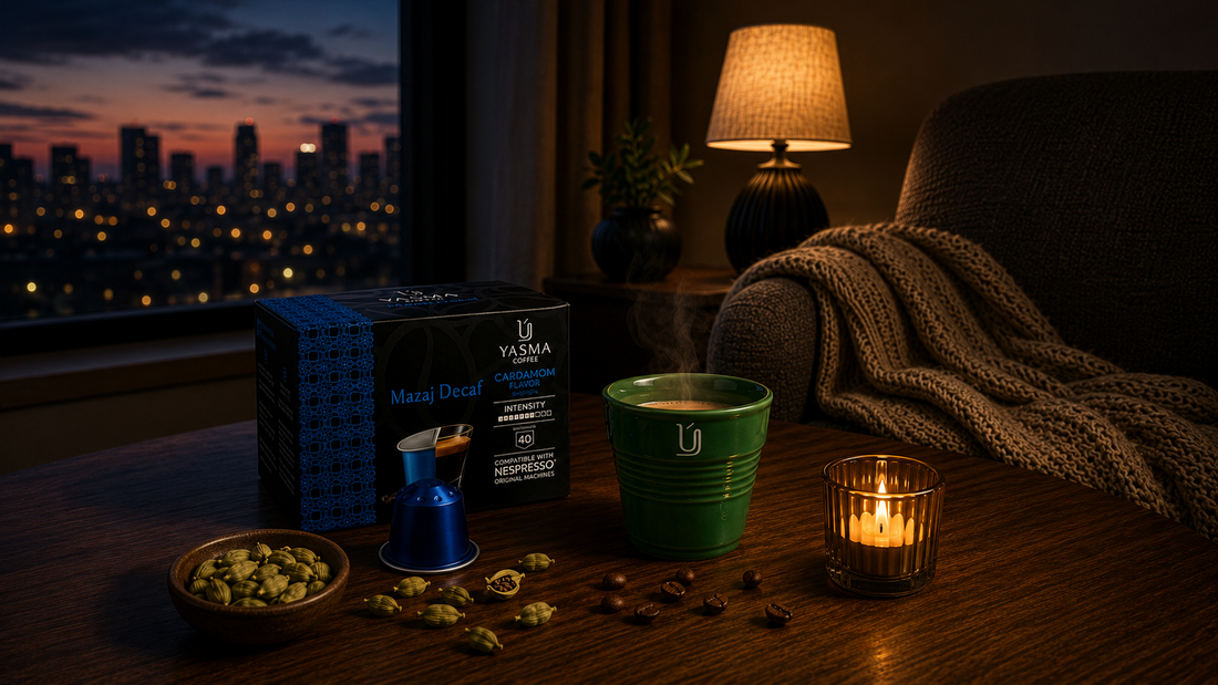 Why Decaf Doesn't Mean Flavorless: Inside Mazaj Decaf's Cardamom Coffee