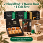 Yasma Coffee Labor Day Bundle: Build Your 3 Capsule Box + Cold Brew, Free Baqlawa and Cup