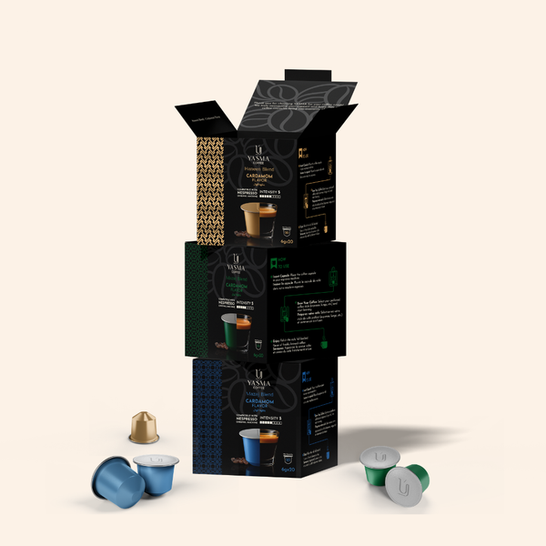 Yasma Haneen Blend Cardamom Coffee Capsules | 20 & 40 Nespresso