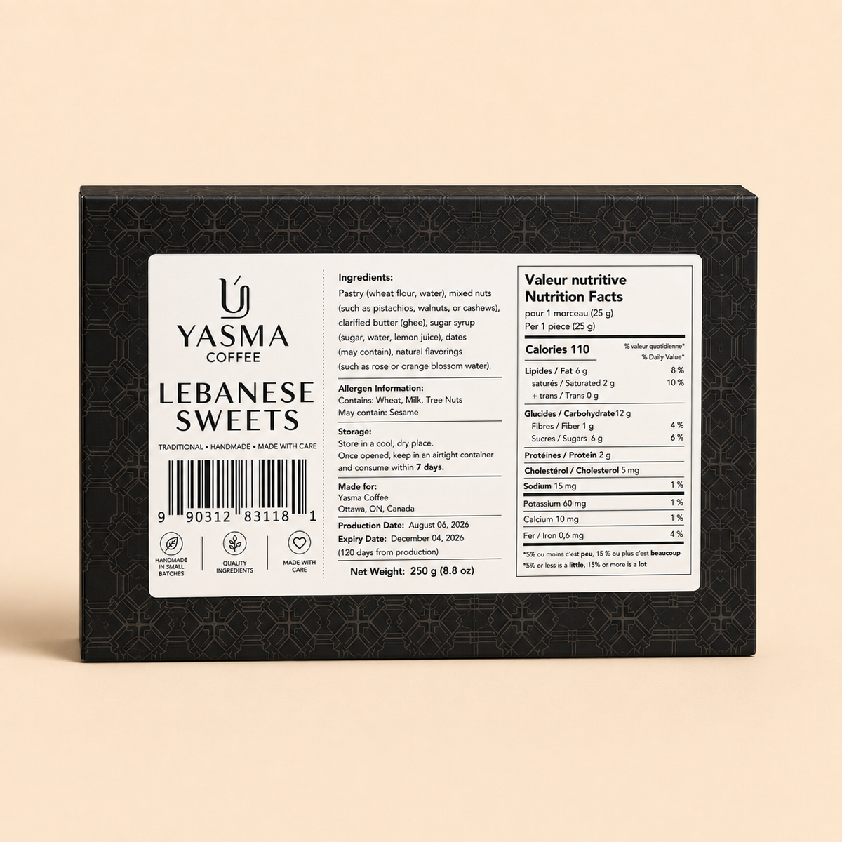 Yasma Homemade Baqlawa Selection Box