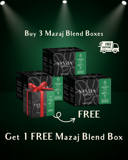 Buy 3 Mazaj Blend --> Get 20 Free Capsules + FREE Shipping