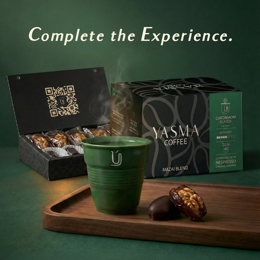 Yasma Signature Dates Box – Chocolate & Walnut Selection