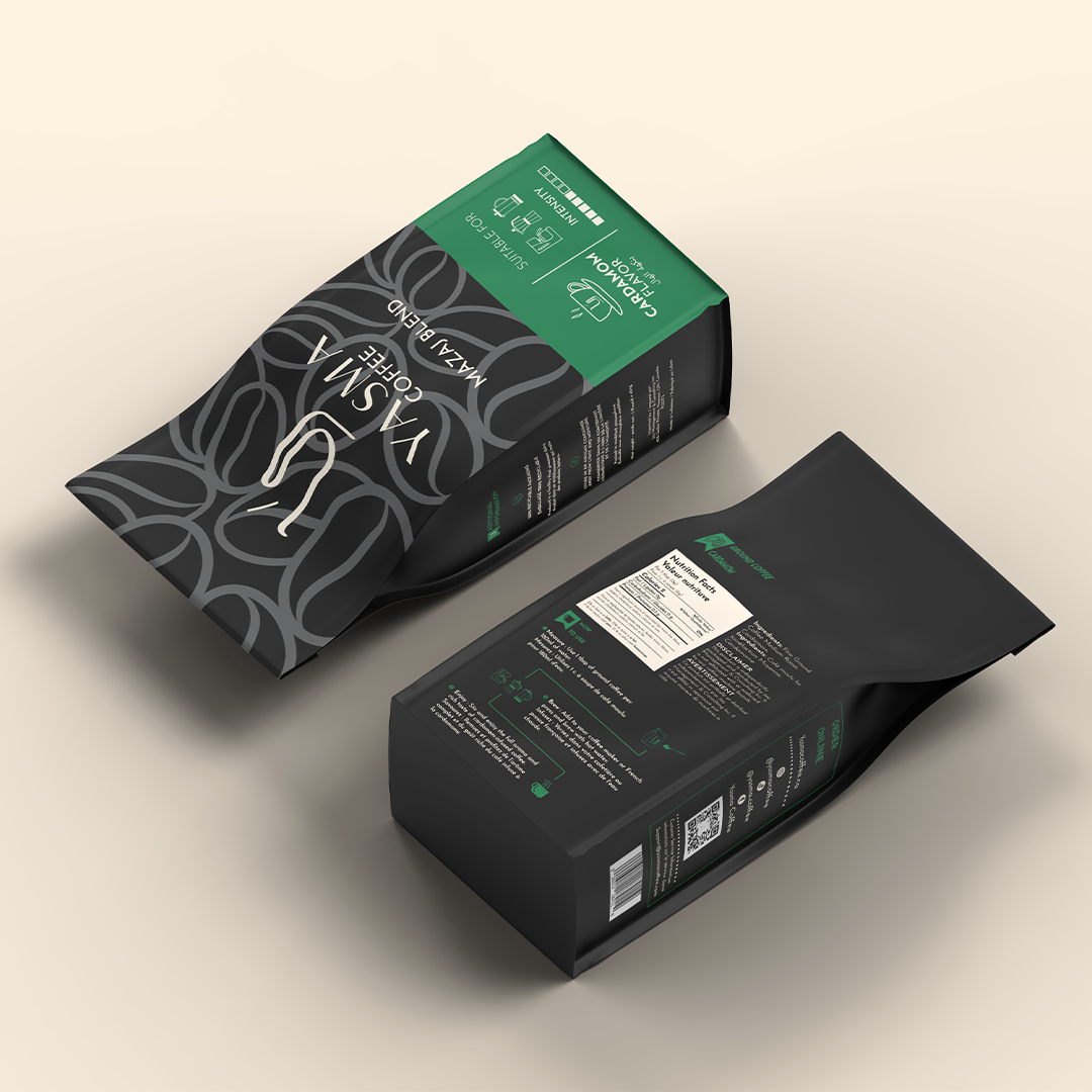 Yasma Mazaj Blend Ground Coffee – Cardamom-Infused Premium Coffee