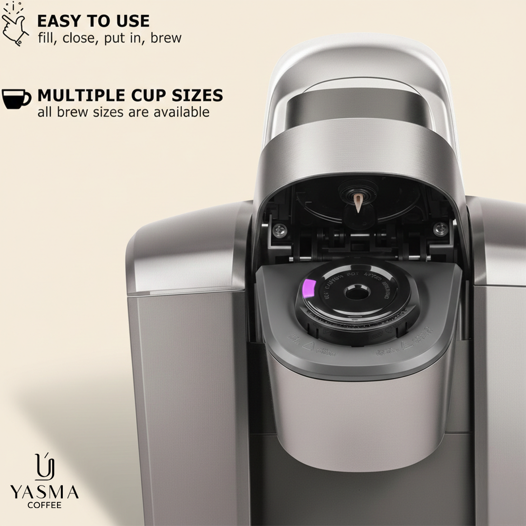 YASMA Reusable K Cups — Stainless Steel Mesh Coffee Pods