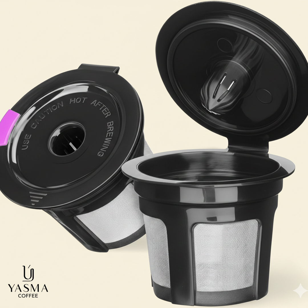 YASMA Reusable K Cups — Stainless Steel Mesh Coffee Pods